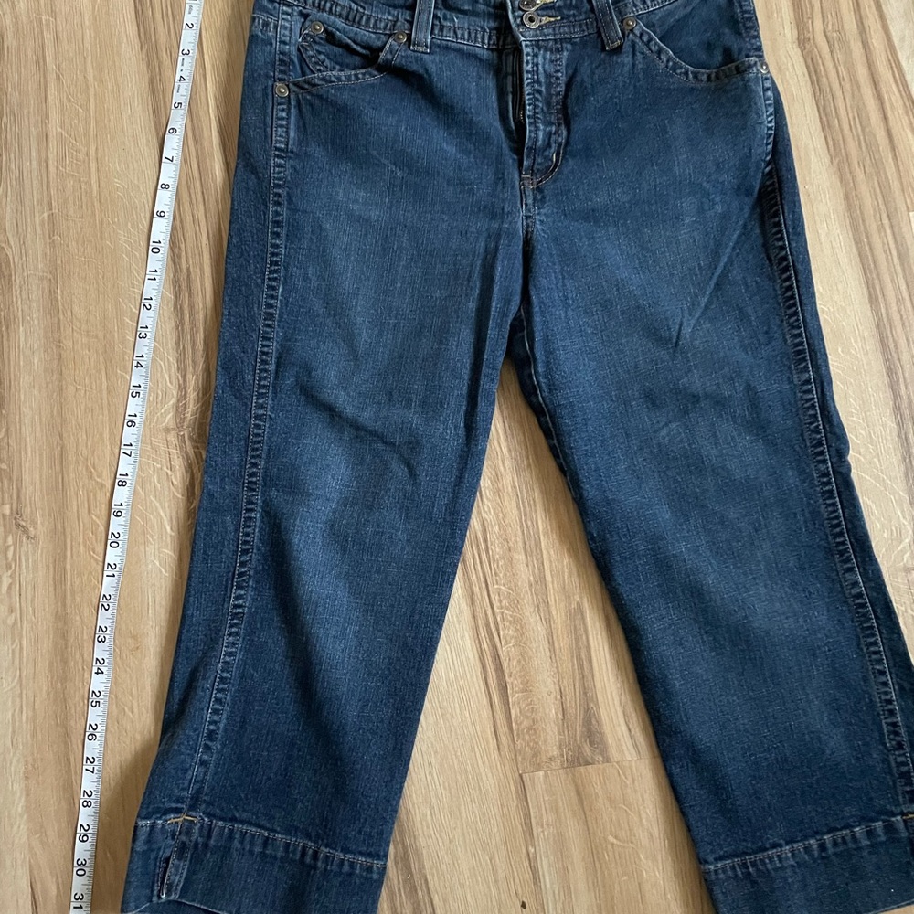 Denim capris